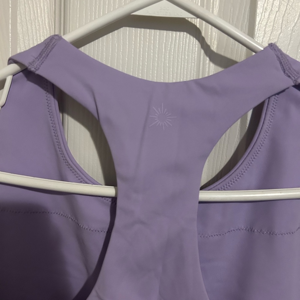 Aerie Matching Purple Leggings and Sports bra Set - Picture 5 of 9